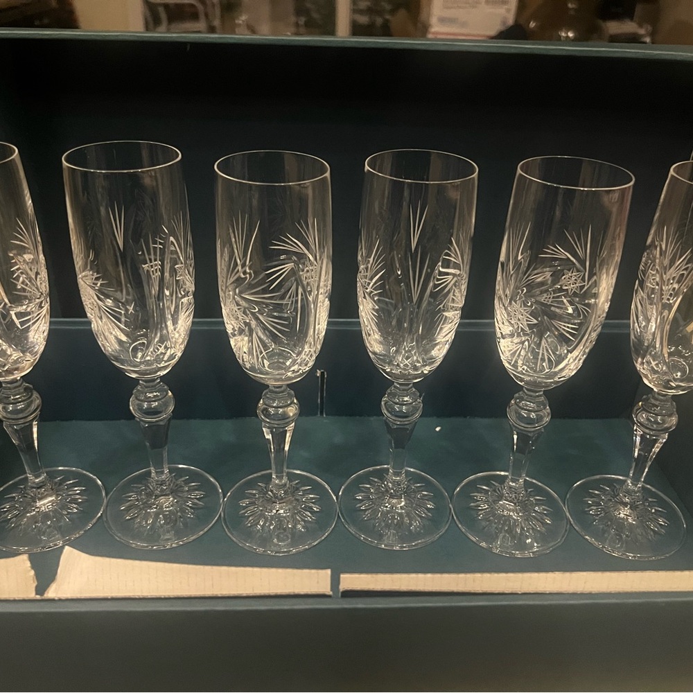 Bohemian Crystal Glasses - Picture 4 of 4
